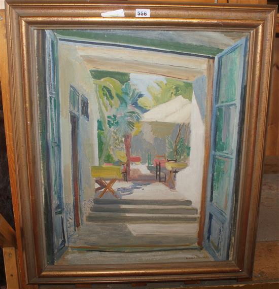 Oil, Courtyard